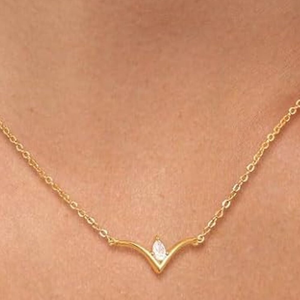 Neiman Marcus 14K Gold Plated Pulse Pendant Necklace
